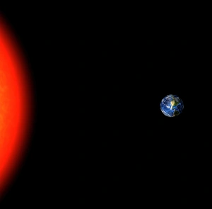 Space Science Images Drucke: Earth and Sun