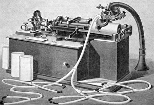 Phonograph History Drucke: Edisons phonograph, 1880s