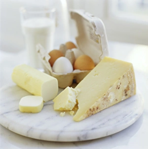 Protein Rich Foods List Drucke: Eggs and cheese