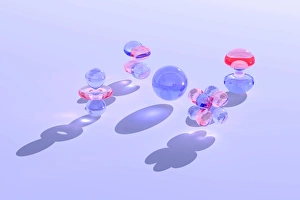 Atomic Structure Model Drucke: Electron orbitals