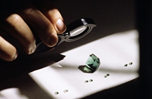 Green Gemstones Drucke: Emerald