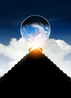 Drucke von Ende der Welt im Jahr 2012 Konzeptkunstcomputerwerkstatt Bilder Datiert 2011 März: Das Ende der Welt im Jahr 2012 konzeptuelle Darstellung