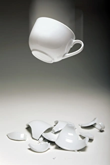 Bilder vom 7. April 2011: Die Entropie, die durch das zerbrochene Glas gezeigt wird