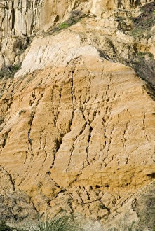 Eroded Sandstone Cliffs Drucke: Eroded sandstone cliff face