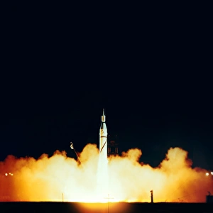 Van Allen Radiation Belt Discovery Drucke: Explorer 1 launch