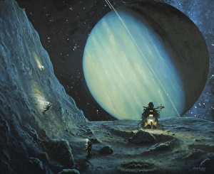 Planetary Science Images Drucke: Exploring cliffs on Uranian moon Miranda