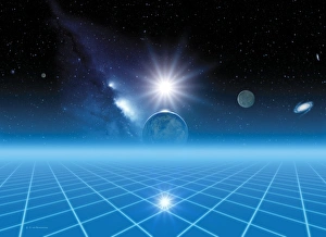 Extrasolar Planet Drucke: Extrasolar planetary system, artwork