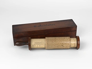 Antique Scientific Instruments Drucke: Faradays calculator