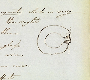 Royal Institution London Drucke: Faradays magneto-optic effect, 1845