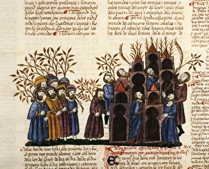 Bilder Datiert 18. März 2013: Feste der Ernte, Gemälde aus dem Jahr 1430