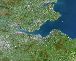 Forthe Firth, Großbritannien, Satellitenbild