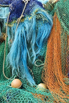 United Kingdom Coastlines Drucke: Fishing nets
