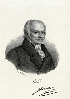 Drucke von Franz Joseph Gall (1758-1828), deutscher Physiologe Francois Seraphin Delpech Drucke: Franz von Gall, deutscher Physiologe