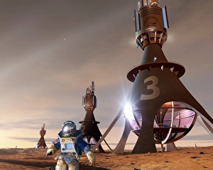 Mars Exploration Drucke: Future Mars exploration, artwork