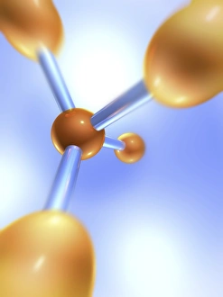 Molecular Model Drucke: Generic molecule, artwork
