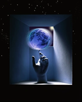 Environmental Issues Drucke: Global environment, conceptual artwork