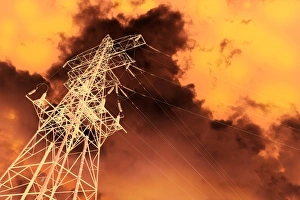 Environmental Degradation Images Drucke: Global warming, conceptual artwork