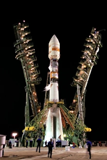 Baikonur Cosmodrome Launch Site Drucke: Globalstar satellite launch