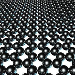 Hexagonal Carbon Lattice Drucke: Graphene, molecular structure C016 / 8509