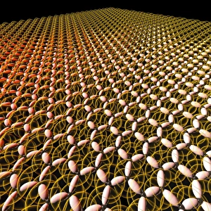 Silicon Replacement Technology Drucke: Graphene, molecular structure C016 / 8518