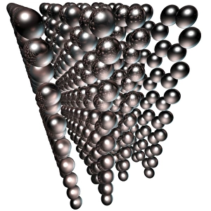 Hexagonal Carbon Lattice Drucke: Graphite, molecular model C016 / 8894