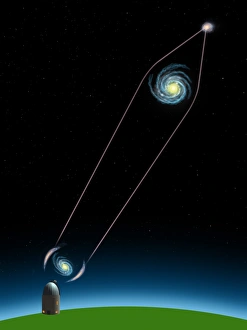 Cosmology Images Drucke: Gravitational lensing