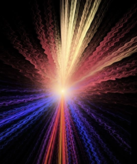 Bilder Datiert 22. August 2013: Gravitationswellen Computerkunstwerk C016/9195