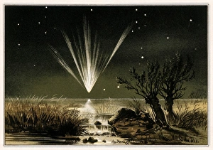 Bilder Datiert 16. März 2011: Großer Kommett von 1861, Kunstwerk