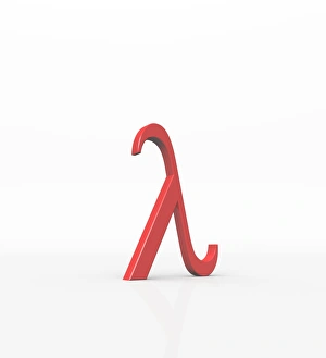 Drucke von Lambda ist die elfte Buchstabe des griechischen Alphabets. In der Systematik der griechischen Zahlen hat Lambda eine Wert von 30 Bilder Datiert 2011 September: Griechisches BuchstabeLambda in kleingeschrieben Form