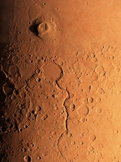 Mars-Rover Drucke: Gusev-See und Fluss, Mars