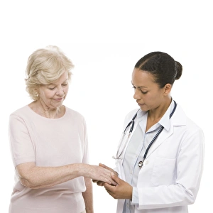 Medical Checkup Drucke: Hand examination