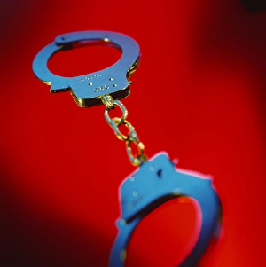 Bilder vom 6. April 2001: Handcuffs