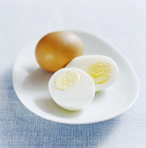 Egg Photography Drucke: Hard boiled eggs