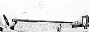 Vintage Science Photography Drucke: Heliostat, artwork