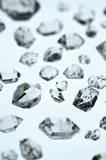 Quartz Crystals Drucke: Herkimer diamonds