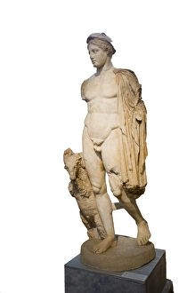 Greek Mythology Figures Drucke: Hermes Statue, Athens