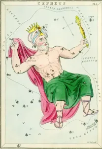 Uranias Mirror Cards Drucke: Cepheus constellation
