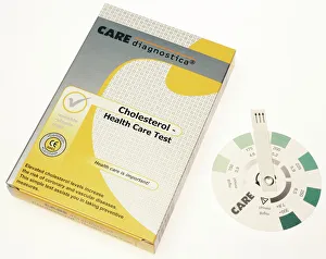 Bilder Datiert 2006: Zuhause Cholesterinspiegel-Testkitz