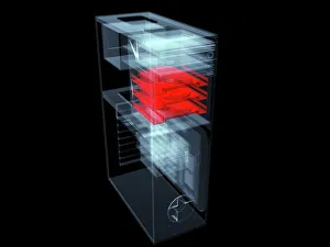 Computer Artwork Drucke: Home computer, computer artwork