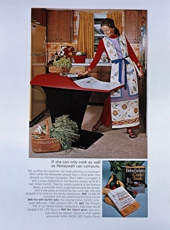Drucke von Honeywell Kitchen Computer (H316), Magazineanzeige. Dies wurde erstmals im Jahr 1965 für $10.600 verkauft Bilder Datiert 2002 November: Honeywell Küchencomputer
