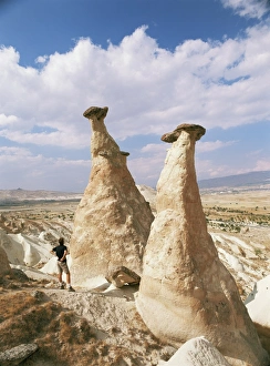 Cappadocia Landscape Drucke: Hoodoo rock formations