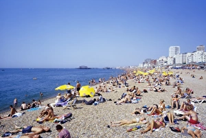 Brighton Beach Drucke: Hottest day
