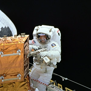 Gerahmter Druck : Wartung der Hubble-Boote Gerahmter Druck : Wartung der Hubble-Boote