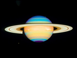 Saturn Drucke: Blick des Hubbles auf Saturn