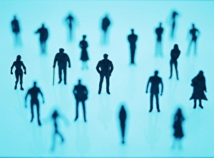 Silhouette Photography Drucke: Human silhouettes