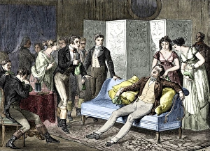 Bilder Datiert 19. Juni 2013: Humphry Davy und Anästhesie