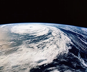 Space Shuttle Atlantis Drucke: Hurricane Florence from space shuttle