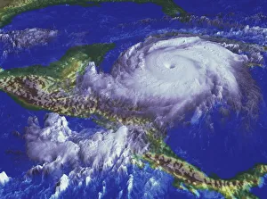 Natural Disaster Images Drucke: Hurricane Mitch