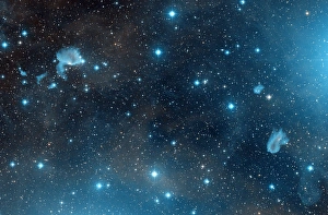 Orion's Gürtel Drucke: Reflektionsnebenhäute IC 423 und IC 426