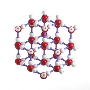 Ice Crystal Structure Drucke: Ice lattice